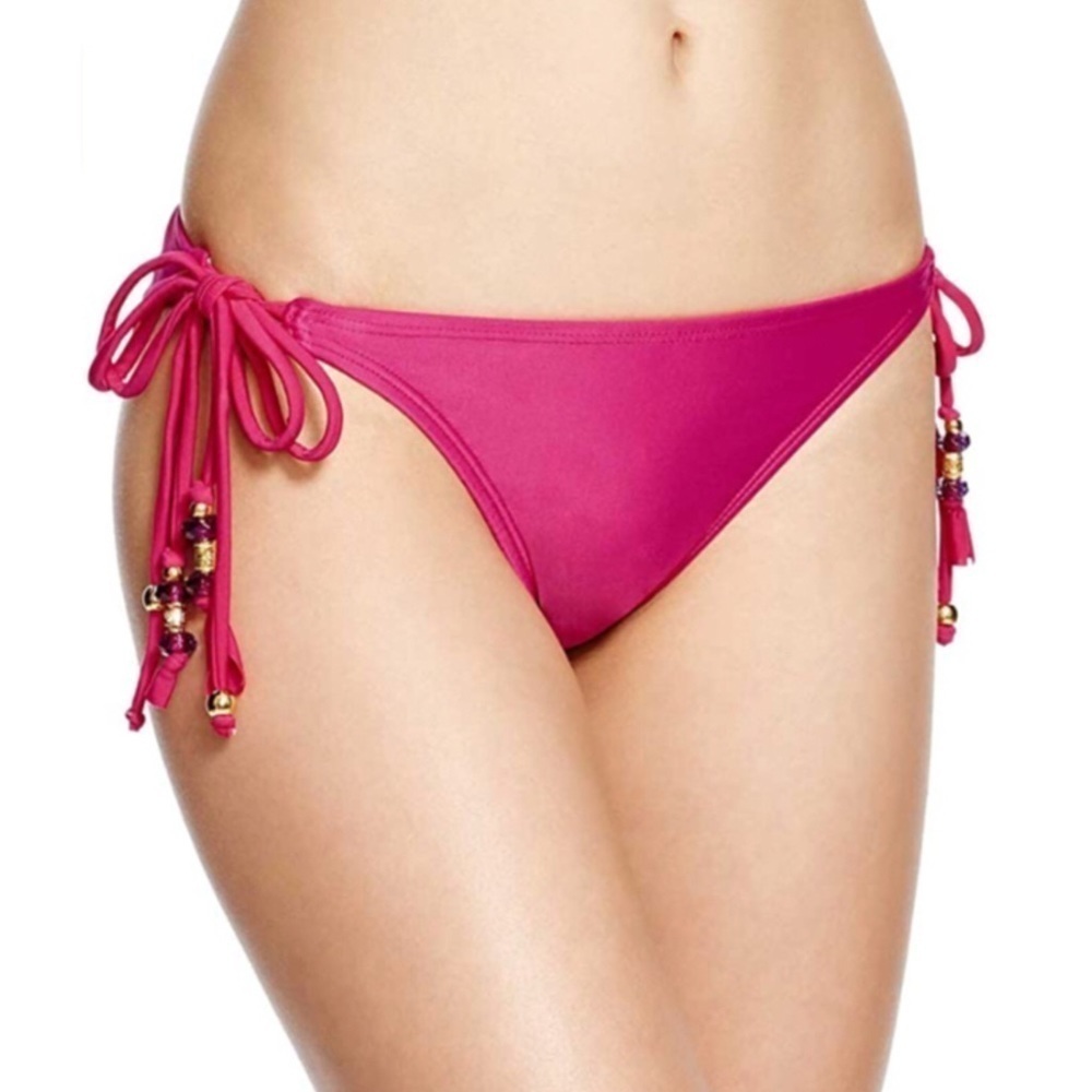 Pilyq Dahlia Pink Double Tie Bikini | Small